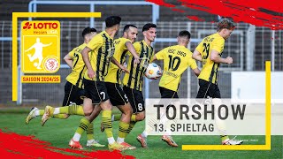 Torshow 13 Spieltag LOTTO Hessenliga 202425 [upl. by Zere100]