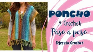 Poncho a Crochet paso a paso [upl. by Ruder]