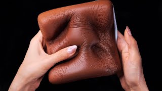 ASMR Very Satisfying Very Thick Sticky Toast Squishy No Talking [upl. by Edith]