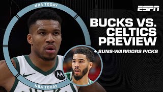 Bucks vs Celtics amp Warriors vs Suns picks 🏀  NBA Today debates [upl. by Karleen162]