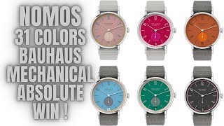 Nomos Tangente 38mm in 31 COLORS limited edition [upl. by Eldwin]