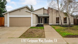 Ready to Move In Beautiful 1707 Carignane Way Escalon Home  For Sale Now [upl. by Javed456]