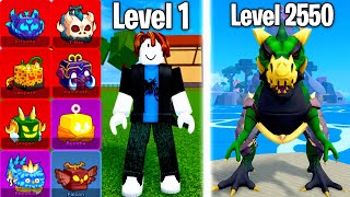 Noob To Max Level With ALL Beast Fruits in Blox Fruits [upl. by Ettecul]