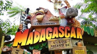 Universal Studios Singapore Madagascar Full Ride HD [upl. by Erdnaed185]