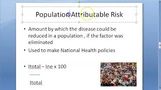 PSM 083 Population attributable risk PAR [upl. by Ainos453]