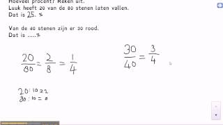 Pluspunt 3 rekenen groep 7 blok 10 les 8 procenten [upl. by Nnel]