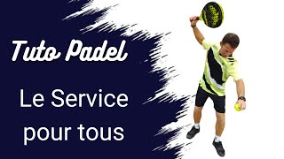 Technique padel  le service pour tous [upl. by Erfert772]