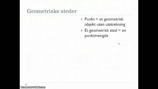 Introduksjon til Geometri [upl. by Hanzelin816]