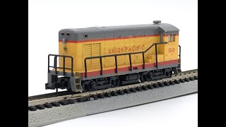 Minitrix N Scale Fairbanks Morse Switcher Demo [upl. by Aretak]