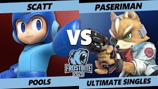 Frostbite 2020 SSBU Pools  MVG  ScAtt Mega Man Snake Vs R2G  Paseriman Fox Ultimate Singles [upl. by Elletnohs]