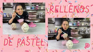 Cómo hacer ✨RELLENOS para PASTEL ✨ súper fáciles  PASO A PASO [upl. by Ddart]