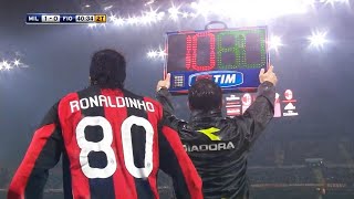 The Day Ronaldinho Substituted amp Changed the Game for Milan [upl. by Amarillis]