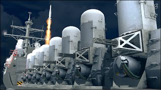 25 PHALANX CIWS vs 1 FIGHTER JET  IN ACTION SIMULATION [upl. by High]