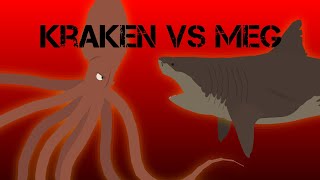 Kraken vs Megalodon Fight Stick Nodes Animation [upl. by Byers]