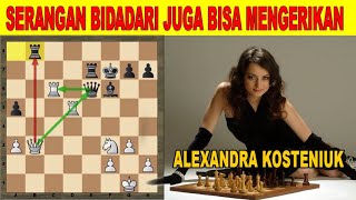 GEMPURAN BRUTAL Juara Dunia Catur Wanita tahun 2008 2010 Alexandra Konstantinovna Kosteniuk [upl. by Merilee30]