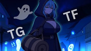 I cant control my body👻 TG TF Transgender Transformation Animation MTF [upl. by Desireah]