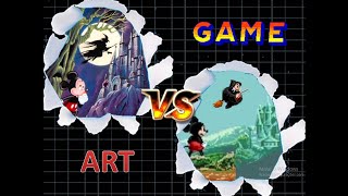 Art vs Game  Castle Of Illusion Starring Mickey Mouse  Sega GenesisMega Drive  Show 14 [upl. by Lauber]