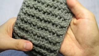 Crochet Quick and Easy Mens Ear Warmer  Headband Tutorial [upl. by Attelrahc]