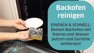 Genialer Trick Backofen reinigen mit Natron und Salz  Wie Du den Ofen mühelos sauber machst [upl. by Haodnanehs971]