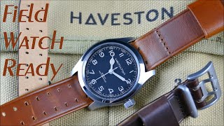 On the Wrist from off the Cuff Haveston – The M1907 Rifle Sling Inspired Leather Watch Strap [upl. by Ramled]