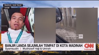 Banjir Landa Sejumlah Tempat di Kota Madinah [upl. by Broeker]