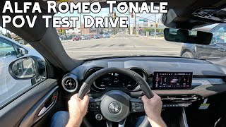 Alfa Romeo Tonale Veloce eAWD POV Test Drive [upl. by Jefferey507]