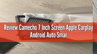 Review Camecho 7 Inch Screen Apple Carplay Android Auto Smart Player with Aux AV IN TF Card Type C c [upl. by Eikcor]