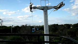 Busch Gardens skyride ride from drive station to tension [upl. by Mallina]