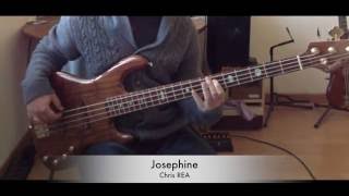 Bass Cover Josephine  Chris REA [upl. by Ahseuqram]