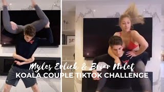 Briar Nolet amp Myles Erlick Koala Couple TikTok Challenge Shorts [upl. by Cissiee]