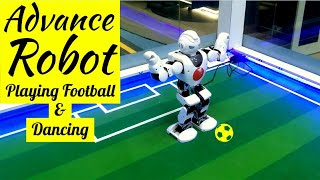 ROBOT Dancing and Playing Football I BHAMASHAH Techno Hub Jaipur I GlobeTrotter [upl. by Lainey983]