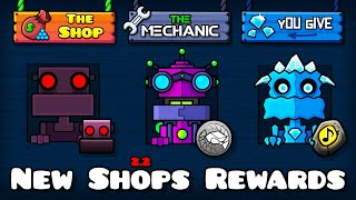 All New Shops Rewards  Geometry dash 22 [upl. by Aneehsak]