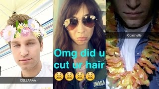 Troian Bellisario  Keegan Allen  Funny Snapchat Compilation [upl. by Hermy]