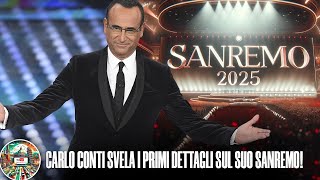 🎤 Sanremo 2025 Carlo Conti Pronto a Cambiare il Regolamento di Amadeus [upl. by Sharyl]