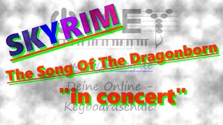 SKYRIM  The Song Of The Dragonborn Dovahkiin Song  in concert auf 6 Keyboards  Audiomultitrack [upl. by Tedmann]