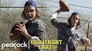 How To Throw The Perfect Spiral  Friday Night Lights [upl. by Arfihs]