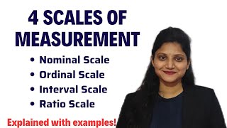 Types of measurement scales  Nominal Ordinal Interval amp Ratio Scales  Easiest explanation UGC [upl. by Aik]