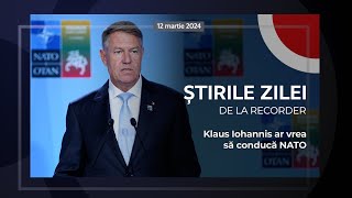 12 MARTIE 2024 Oficial Klaus Iohannis ar vrea să conducă NATO [upl. by Quill841]