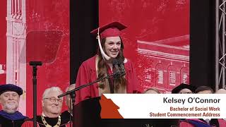 Kelsey OConnor NC State Commencement Speech 23 [upl. by Noid]