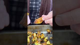 Extra Crunchy Roasted Potatoes A Life Changing Potato Hack [upl. by Enirehtak]