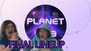 Girls Planet 999 Final Lineup Reaction [upl. by Silletram]