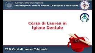 Sessione di Tesi di Laurea in Igiene Dentale 17112020 [upl. by Idroj]