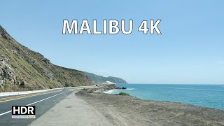 Driving Malibu 4K HDR  Los Angeles California  USA [upl. by Corey]