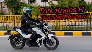 2023 Tork Kratos R Electric Bike Details Ride Review  On Road price  Range amp Top Speed [upl. by Leirua207]