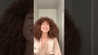 White girl trys on a afro wig for the first time  Hair Transformation shorts wigs hair [upl. by Mamie407]