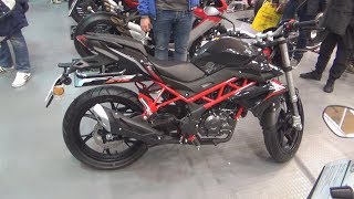 Benelli BN 125 CBS Black 2019 Exterior and Interior Walkaround [upl. by Paris]