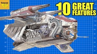 10 Features that made the LAAT GUNSHIP the BEST Transport in Star Wars [upl. by Hadihahs765]