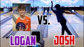 Logan vs Josh Collins  Youth Bowling H2H [upl. by Essilem789]