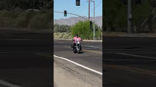 Bikers out on a Saturday morning heading to Oatman  Arizona ￼ [upl. by Zea240]