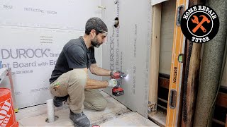 Cement Board Installation for Beginners [upl. by Janela]